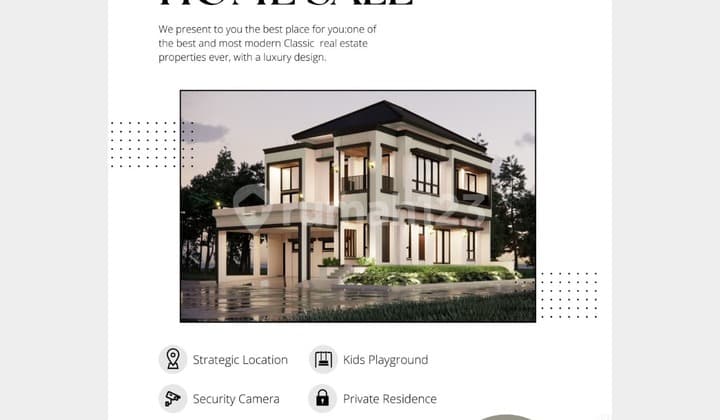 DIJUAL RUMAH MODERN CLASSIC, LOKASI DI FORESTA BSD CITY