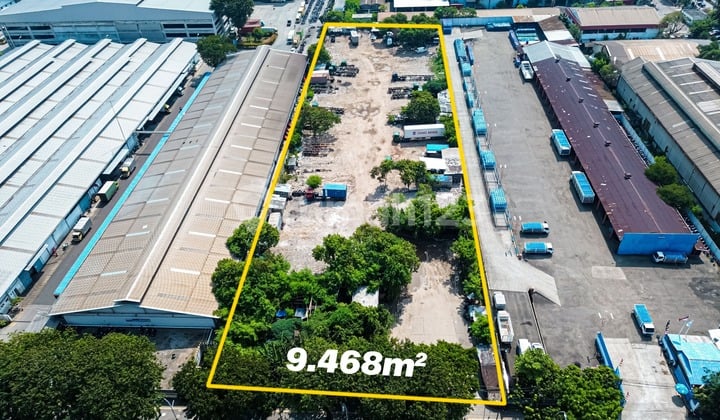 Kavling kotak siap bangun di jln.Yos Sudarso jakut,dekat gate toll tj priok,toll dlm kota cck utk show room,kantor,rs,kampus dll