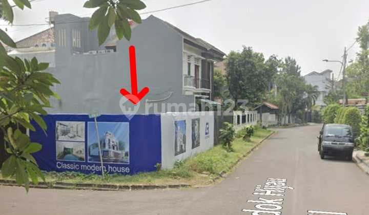 Kavling siap bangun di PONDOK HIJAU 2,PONDOK INDAH, lingkungan elit,hoek, prime,dekat PIM &Akses toll