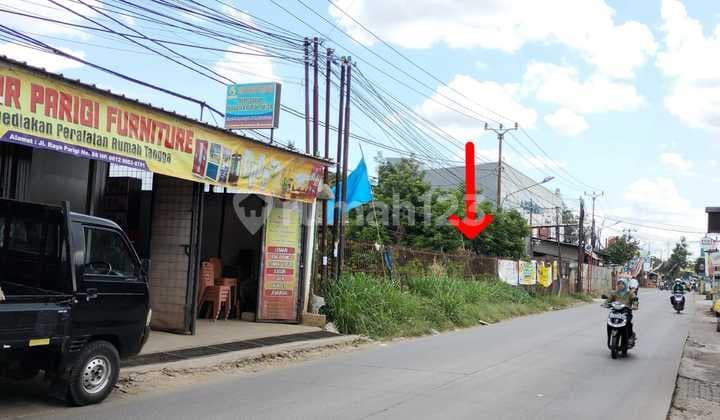 land ready to build by the side of Curug Parigi Road, strategic, bustling, suitable for material stores, car wash/workshop, parking lot, kindergarten, warehouse, etc.