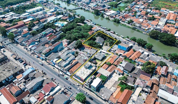 Tanah di Pusat Kota Karawang Barat,Jln Tuparev,Strategis,Ramai,Cck Utk Hotel,Rmh Sakit,Klinik