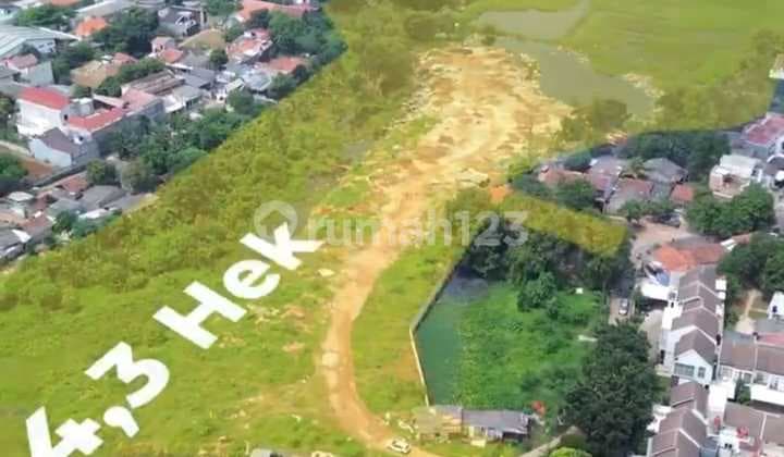 Tanah siap didevelop di Jln.Ciater,Serpong,akses bagus,sekeliling banyak resto & minimart.