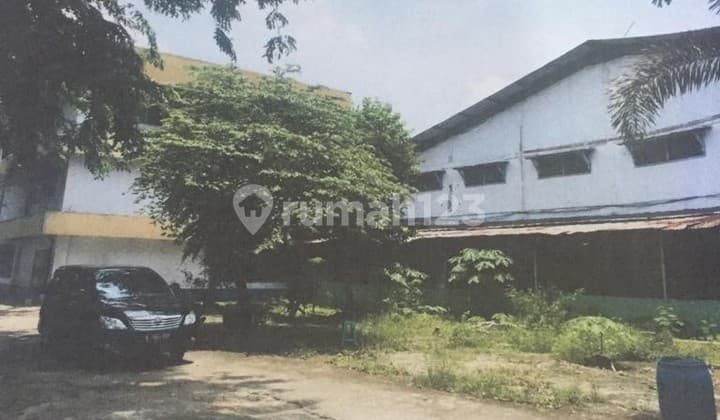 Dijual Gudang/Pabrik 10500M2 Dekat Bandara Soekarno Hatta Akses Tol Jakarta Tangerang Akses 40 Feet
