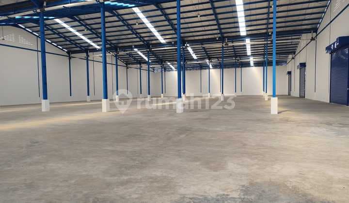 New Warehouse for Sale in Kapuk, North Jakarta - Building Area 3,080 sqm - Fast Access via Jl Kapuk Raya, Near Kamal Toll Exit - Suitable for Warehouse and Factory Use