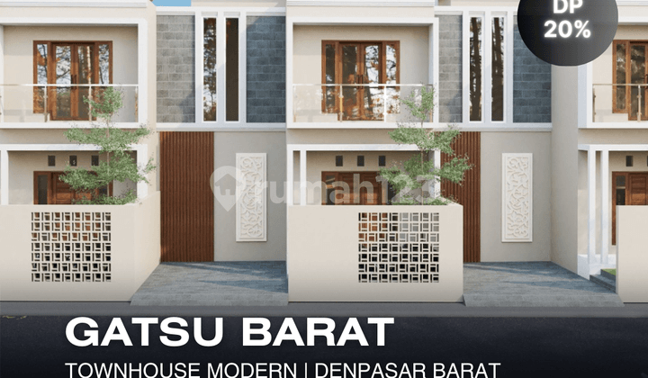 TOWNHOUSE MODERN TYPE 85 HOUSE DI GATSU BARAT