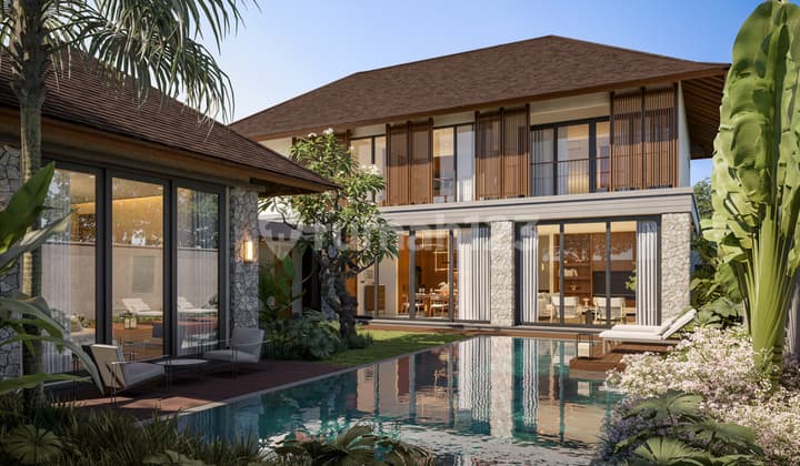 Villa Mewah Nuansa Tropis Komplek Mewah Di Jimbaran