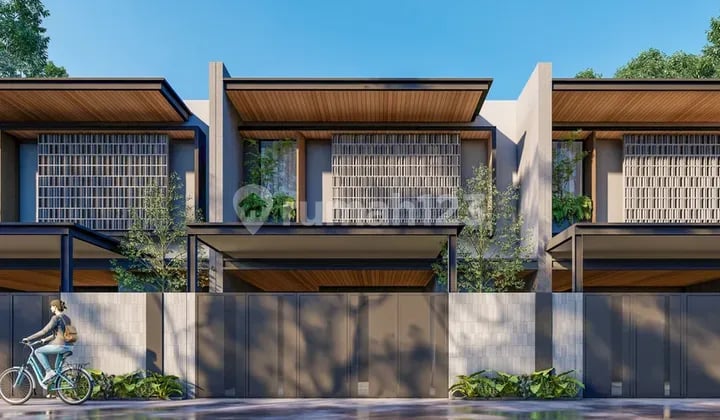 Bpf1728 Rumah Semi Villa Kontemporer Dekat Canggu