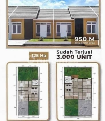 Rumah Murah Bersubsidi Dekat Tol Gabus Tambun Utara