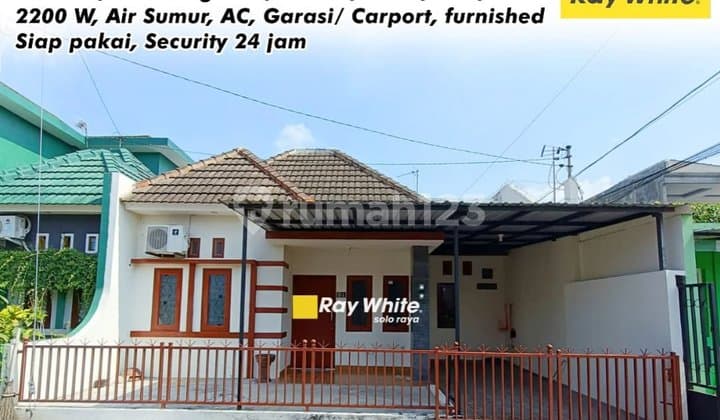 Rumah Sewa di Colomadu Solo, Furnished dan Terbaik, Dekat Fasum