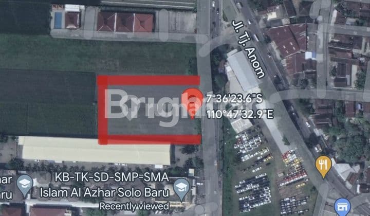 TANAH KAVLING AREA ELITE!!! SOLOBARU DEKAT KE DENGAN MANA MANA! BARANG LANGKA