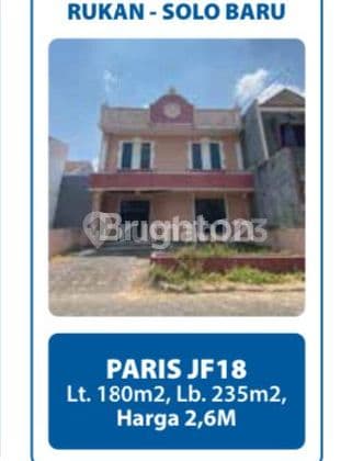 RUKAN SOLOBARU SIAP PAKAI! LOKASI SOLOBARU DEKAT MALL DAN AREA PERKANTORAN!! TIDAK BANJIR!!!