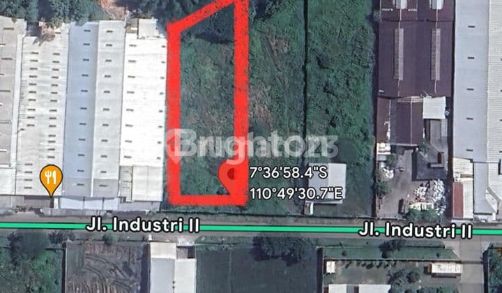 TANAH ZONA INDUSTRI SIAP PAKAI, LOKASI BAGUS DAN STRATEGIS DI DEKAT SOLOBARU