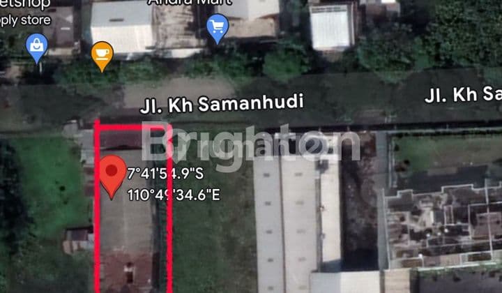 TANAH DEKAT SRITEX!! LEBAR DEPAN 12 METER!! AKSES TRONTON! HANYA 120 METER KE SRITEX KANTOR PUSAT!! TANAH SUDAH KERING