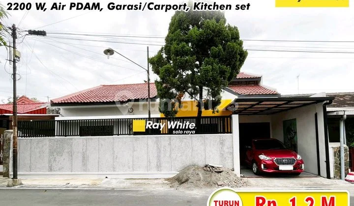 Rumah di Gentan Komplek Perumahan Dekat Luwes Akses Jalan Lebar