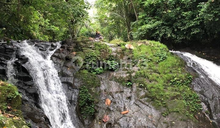 Tanah los sungai, waterfall murah di bali