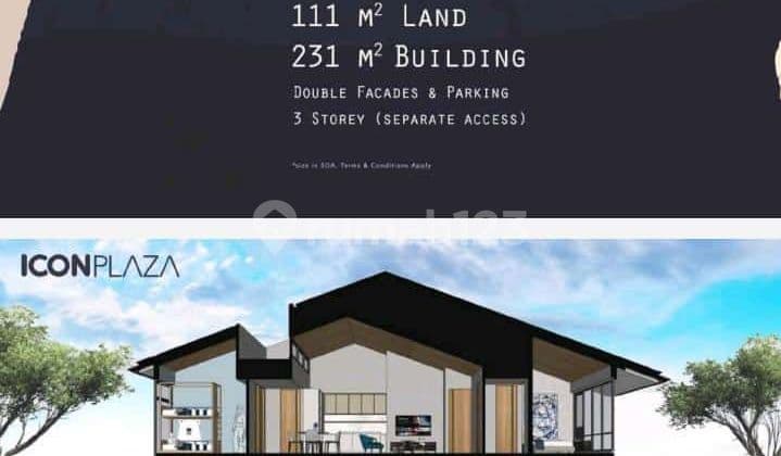 ICON PLAZA RUKO 3 LANTAI SIAP HUNI BERADA DI PUSAT PERPUTARAN BISNIS 1 MENIT MENUJU TOL STRATEGIS LIPPO KARAWACI TANGERANG