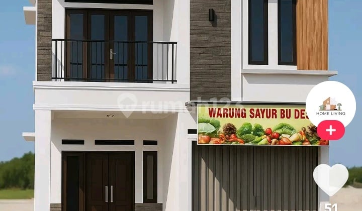 Rumah 2Lt + Tempat Usaha Dekat Borma Hanya 499jt