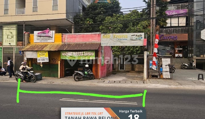 Tanah Stratgis Usaha Kost Luas Pggr Jl Ry Rw Belong Jakarta Barat
