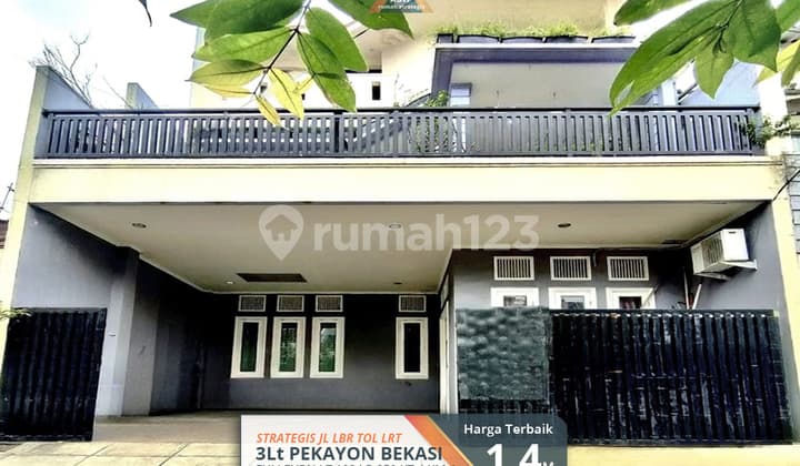 Fullfurn Rumah Strategis 3Lt Luas Jl Lbr Pekayon Bekasi Tol LRT