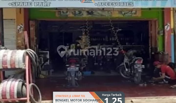 Usaha Bengkel Motor Rame Ruko+Alat+Tim Strategis Candi Sidoarjo