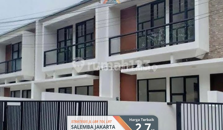 Ready Dijual Rumah Baru Strategis Jl Lbr Salemba Jakarta Bonus AC