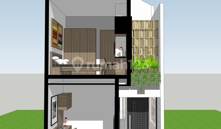 Bata Merah 600An Luas Modern Strategis Jaka Mulya Bekasi Tol LRT