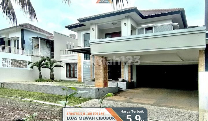 Semifurn Rumah Stratgis Mewah Luas Puri Sriwedari Cibubur Tol LRT
