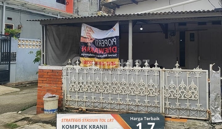 Dsewakan Strategis Jl Lebar Kranji Bekasi Dkt Stasiun LRT Tol