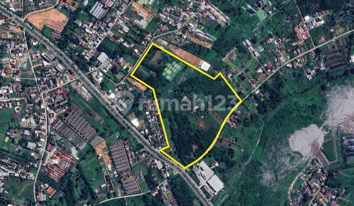 Tanah Industri 12 Ha di Suwak Nol Jalan Bulevar Baru Bandara