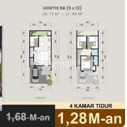 Dijual Rumah Tipe 5B Cluster Hortis Citra Garden Serpong
