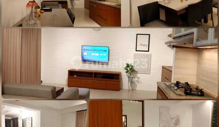 Apartemen Waterplace Tower C Lantai 15 Full Furnished 3Br Jadi 2Br