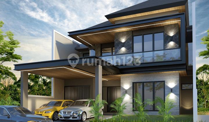 Modern Ciamik Minimalis Rumah Citraland Waterfront di Area Strategis