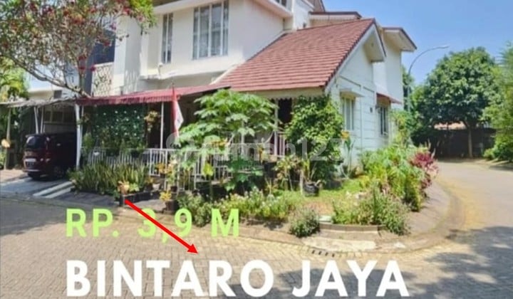 Super Cheap. Bintaro Jaya, Emerald. 2-Story Hook House Ready to Live In, Modern.