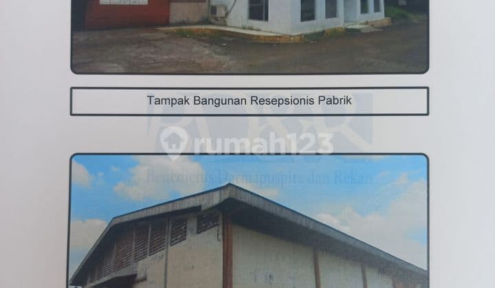 Dijual/Disewakan Gudang + Lahan Ex Pabrik Di Citeureup Bogor