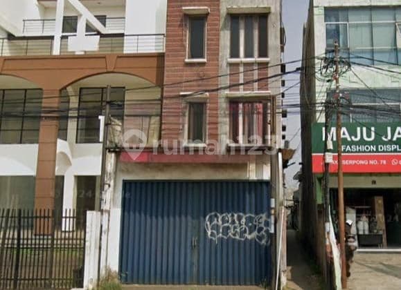 RUKO 4 LANTAI SIAP HUNI LOKASI STRATEGIS PINGGIR JALAN DI SERPONG