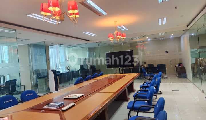 Disewa Office Space Apl Tower Central Park, Full Furnish, Siap Pakai