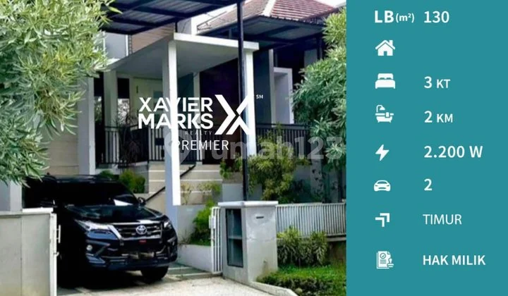 Rumah Siap Huni Terawat di Villa Puncak Tidar Malang