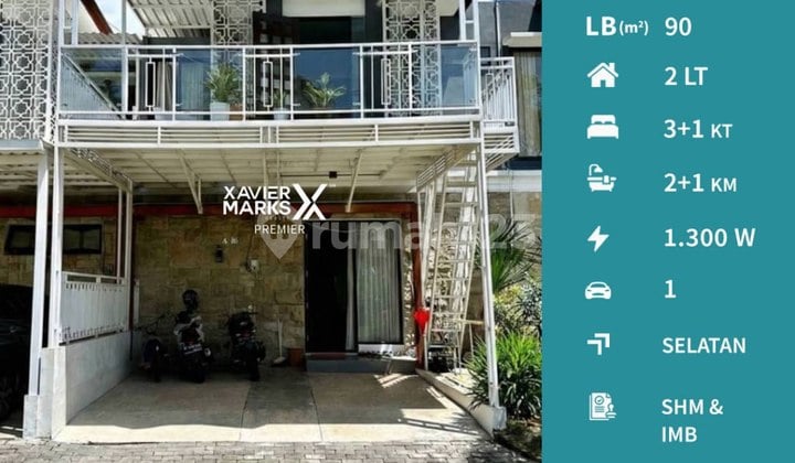Rumah 2 Lt di Adyna Residence Lowokwaru Malang Dekat Umm