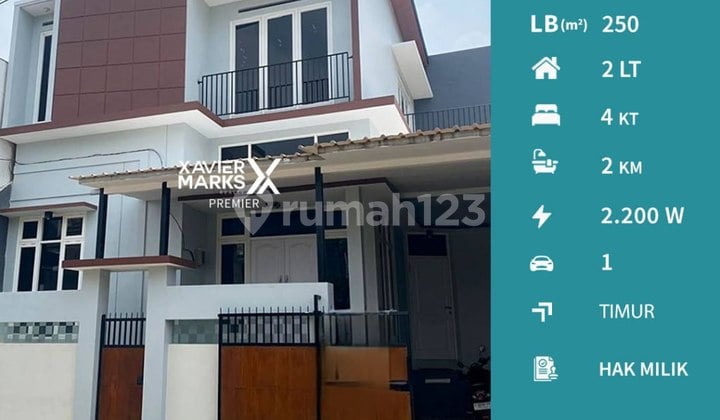 Rumah Modern Dekat Suhat Ub Polinema di Tunggulwulung Malang