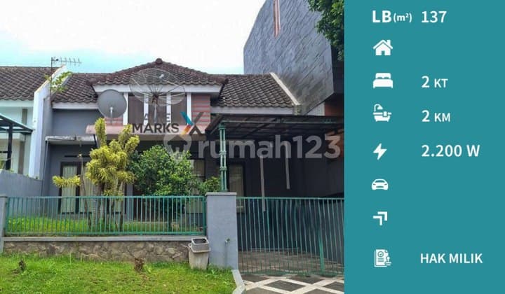 Rumah Terawat Dekat Mall dan Kampus di Villa Puncak Tidar Malang