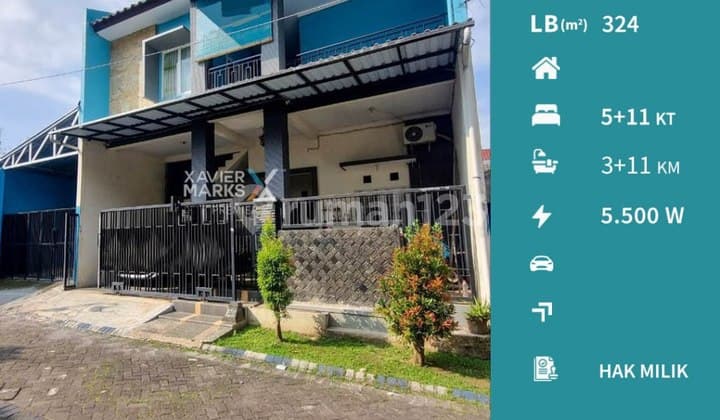 Rumah dan Kos Jual Cepat Roi Tinggi di Griyashanta Suhat Malang