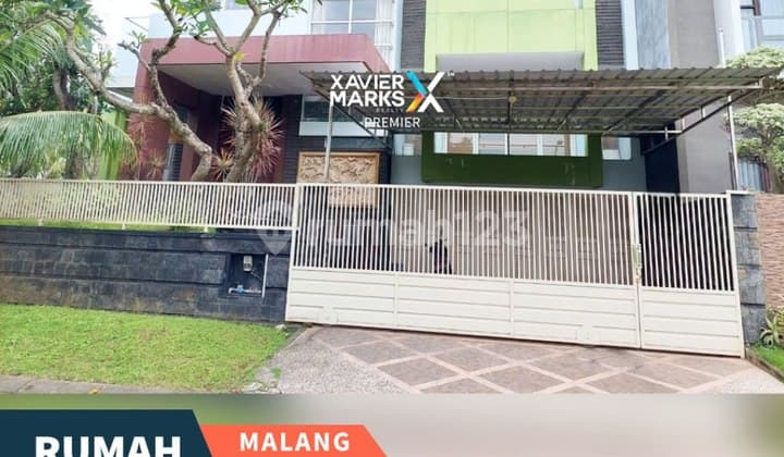 Rumah Kawasan Nieuw Indie Araya Malang Keamanan 24/7