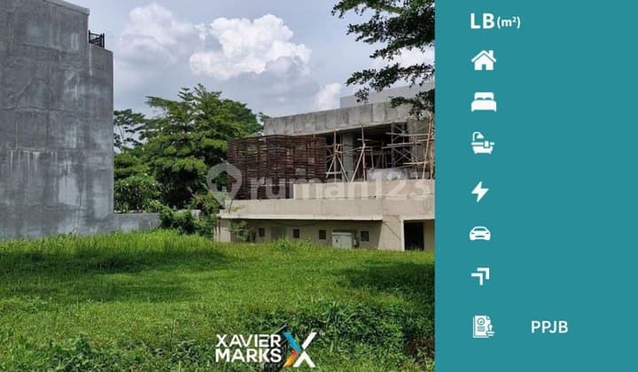 Tanah 2 Kavling Hook Dekat Binus di Palm Valley Araya Malang