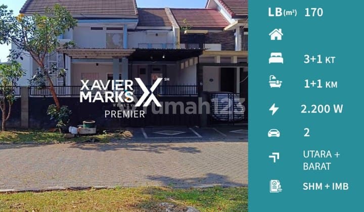 Rumah Hook Siap Huni di Permata Jingga Lowokwaru Malang