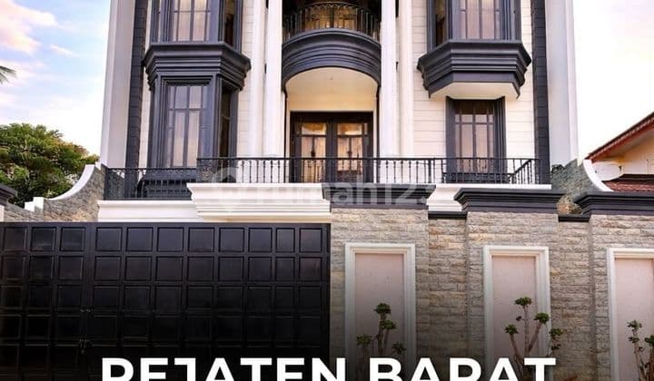 Rumah Baru Mewah Elegan Desain American Classic Semi Furnished di Pejaten Barat