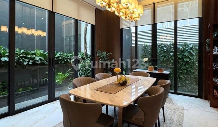 Modern Tropical Design House in an Exclusive Cluster, Semi-Furnished Ready to Occupy in Ampera Kemang