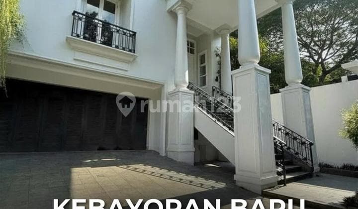 Rumah Mewah Siap Huni Desain Modern Classic Lokasi Prime Area Kebayoran Baru