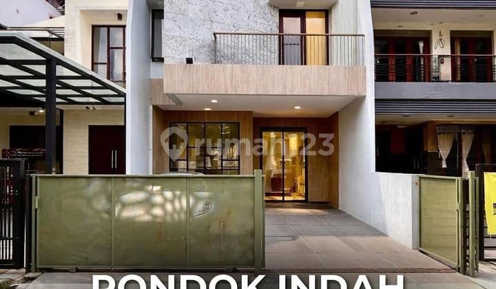 Rumah Brand New Desain Modern Minimalis Siap Huni View Depan Taman Selangkah ke Pondok Indah Mall