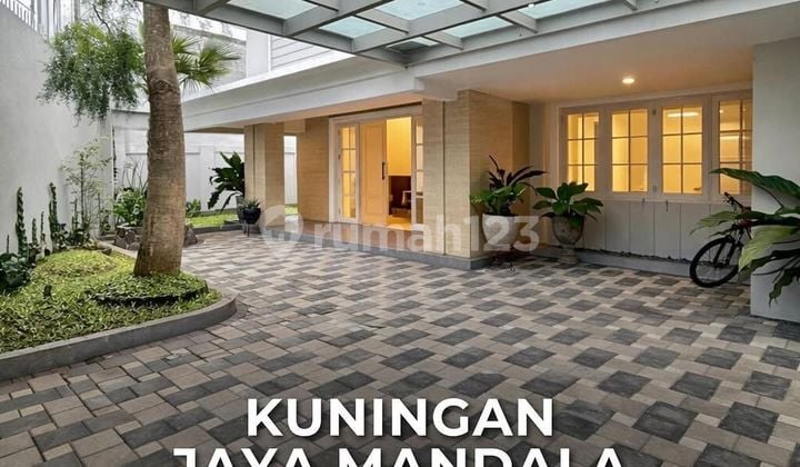 Rumah Mewah Newly Renovated Semi Furnished Siap Huni Dalam Kawasan Elit Dekat Cbd Kuningan Jakarta Selatan
