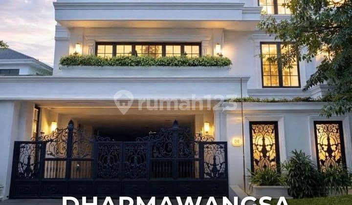Rumah Desain Mewah American Classic Full Furnished Siap Huni di Area Prime Kebayoran Baru